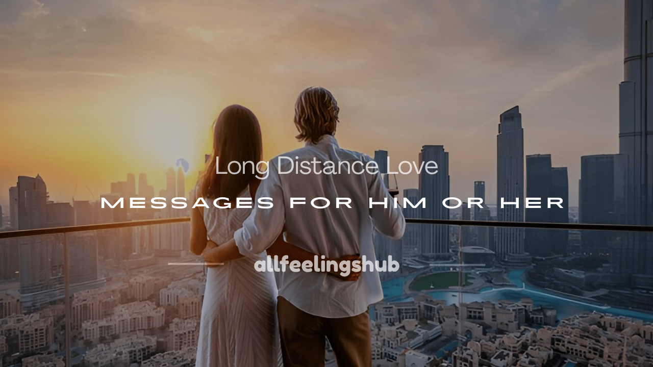 long distance love messages