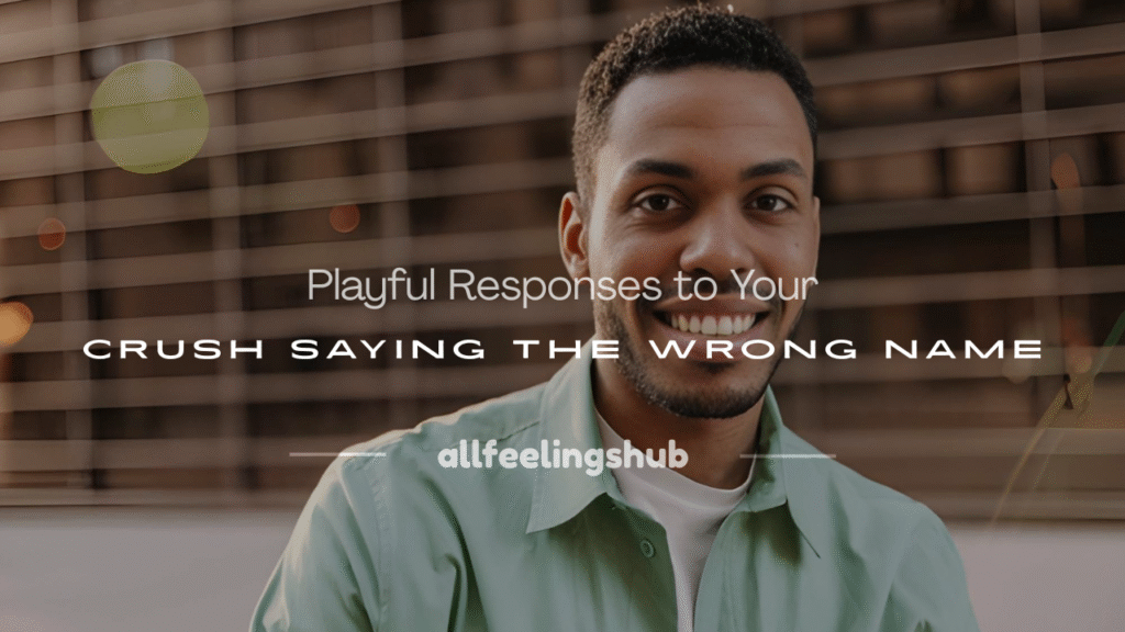 my crush called me the wrong name