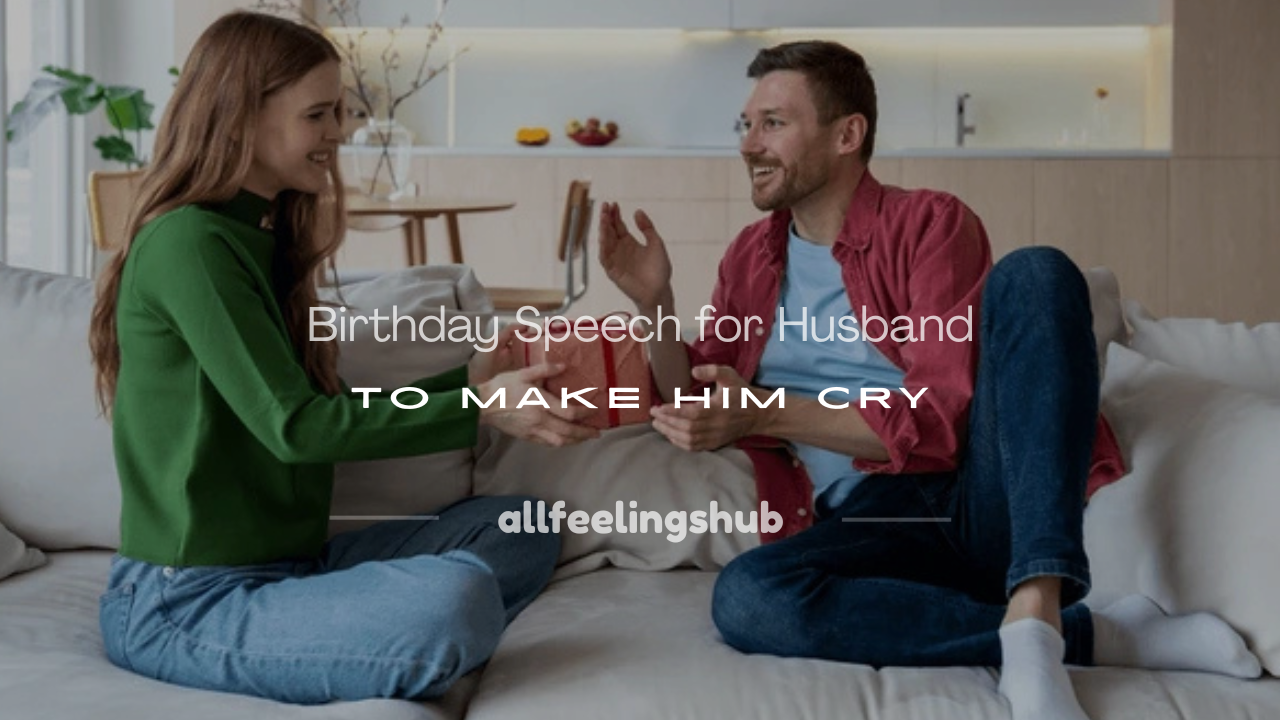 Birthday Speech for Husband