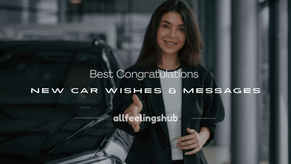 congratulations new car wishes